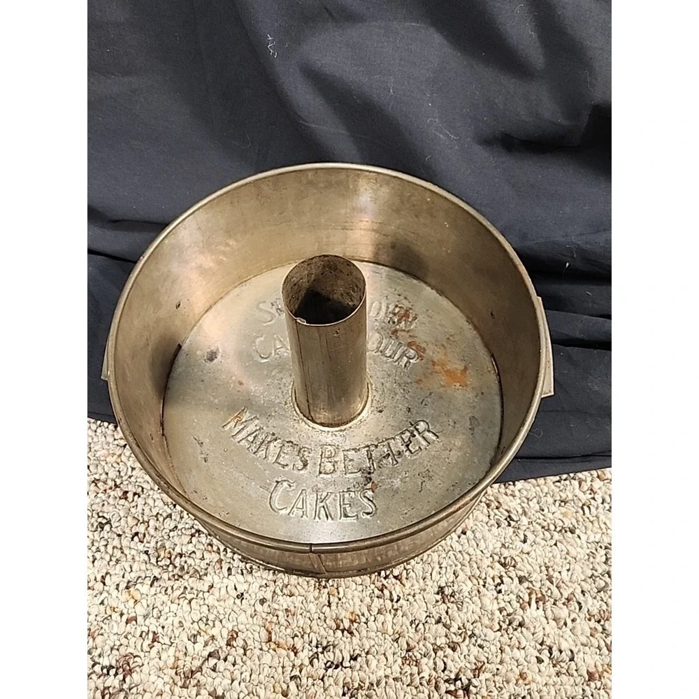 Original Swans Down Cake Flour Angel Food Cake Pan E.KATZINGER Co. CHICAGO